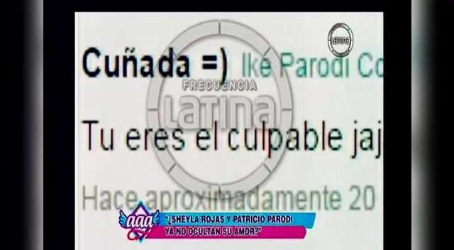 Sheyla y Patricio anuncian romance y eventos a la vez. 