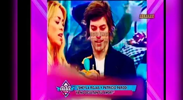 Sheyla y Patricio anuncian romance y eventos a la vez. 