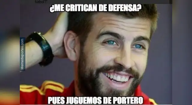 Piqué provocó penal. Piqué provocó penal.