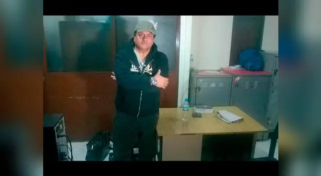 El look de Benedicto Jiménez al momento de su captura