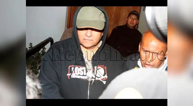 El look de Benedicto Jiménez al momento de su captura