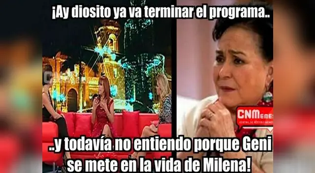 Divertidos memes dejó enfrentamiento de Geni Alves y Milena Zárate en 'Magaly' Divertidos memes dejó enfrentamiento de Geni Alves y Milena Zárate en 'Magaly'