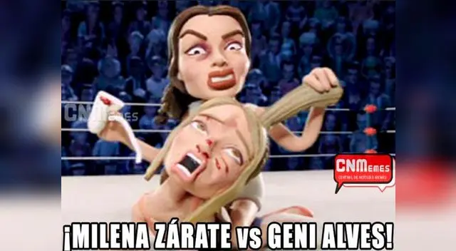 Divertidos memes dejó enfrentamiento de Geni Alves y Milena Zárate en 'Magaly' Divertidos memes dejó enfrentamiento de Geni Alves y Milena Zárate en 'Magaly'