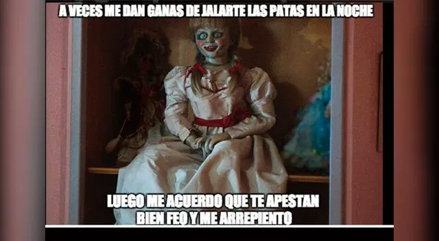 Los memes de Annabelle. 