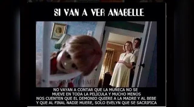 Los memes de Annabelle. 