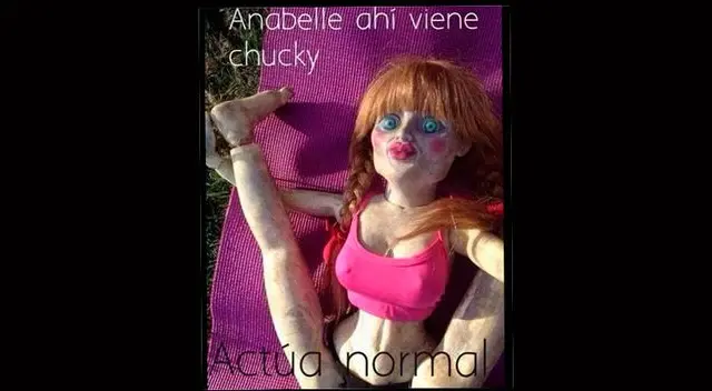 Los memes de Annabelle. 