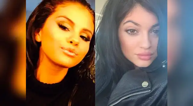 Guerra de labios entre Selena y Kylie.