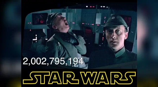 Más de 2 mil millones de muerte en tras solo 3 minutos de 'Star Wars'