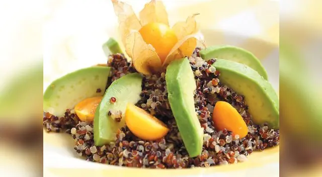 La receta popular: ensalada de quinua con aguaymanto.