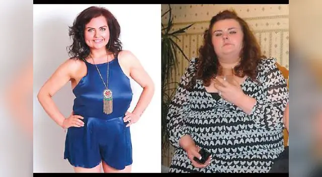 Mujer actualmente pesa 60 kilos gracias a su nueva rutina alimenticia.