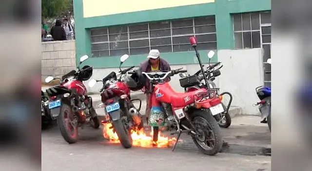 El fuego no se propagó gracias a una pobladora.
