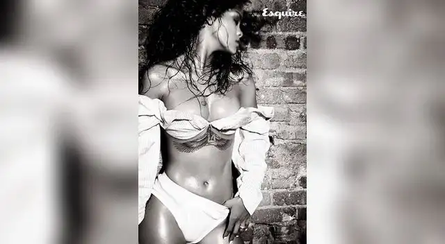 Rihanna y las fotos del sexy semidesnudo que protagonizó para la revista Esquire