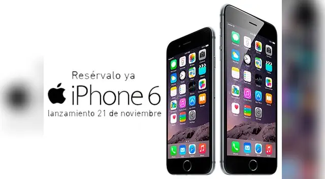 Desde ya puedes iniciar la reserva de tu iPhone 6 con Claro, Entel y Movistar Desde ya puedes iniciar la reserva de tu iPhone 6 con Claro, Entel y Movistar