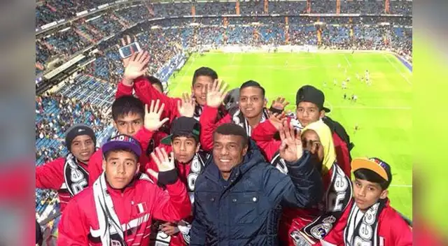 Teófilo Cubillas en el Bernabéu. Teófilo Cubillas en el Bernabéu.