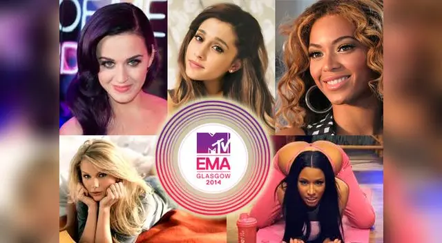 Taylor Swift, Katy Perry, Ariana Grande, Beyoncé y Nicki Minaj pelean por ganar el MTV EMA 2014 a la Mejor Artista Femenina