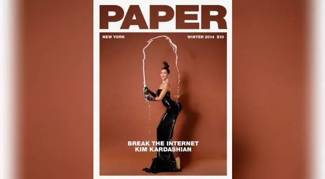 Kim Kardashian muestra su voluptuoso trasero.