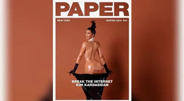 Kim Kardashian muestra su voluptuoso trasero.