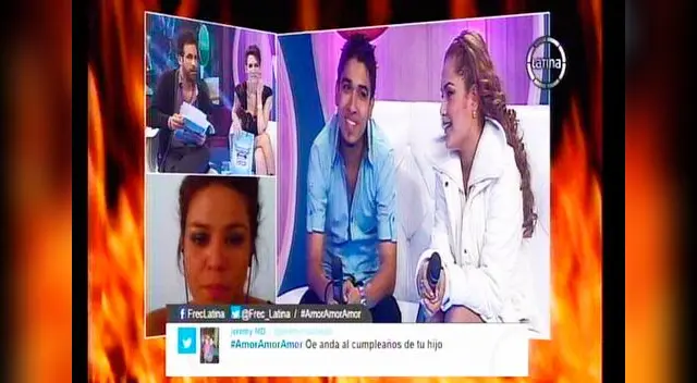 Miluska encaró a Lesly y Frank.