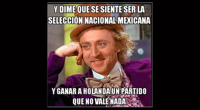 Memes de la revancha de México a Holanda. 