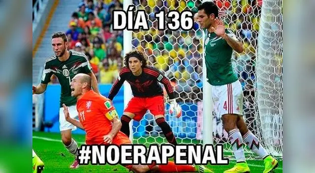 Memes de la revancha de México a Holanda. 