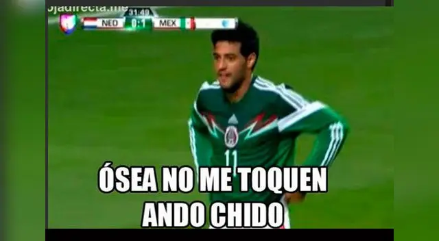 Memes de la revancha de México a Holanda. 
