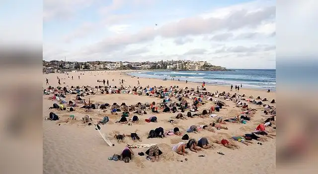 Australia: Ecologistas imitan a las avestruces para protestar contra el gobierno