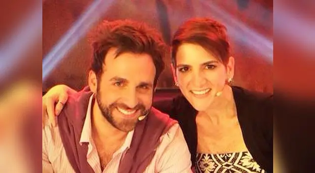 Rodrigo González 'Peluchín' y Gigi Mitre. Rodrigo González 'Peluchín' y Gigi Mitre.