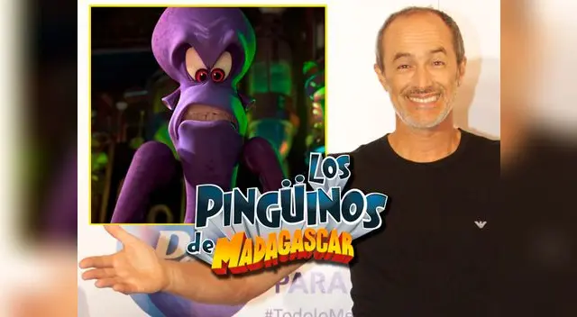 Carlos Alcántara dará voz al maléfico pulpo 'Dave' de la película 'Los pingüinos de Madagascar'