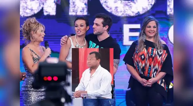 Familia reunida en El gran show. 