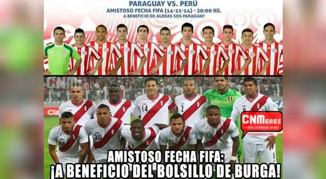 Memes del triunfo de Perú sobre Paraguay. 