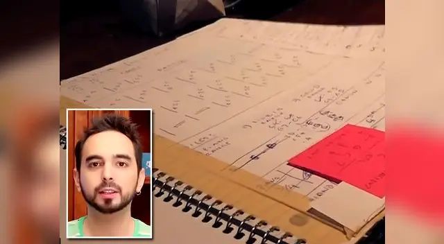 Este joven paraguayo sorprende con su método para convertir números en música