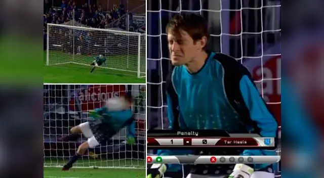 Este arquero ha dado la vuelta al mundo al tapara penales... ¡con la cara! Este arquero ha dado la vuelta al mundo al tapara penales... ¡con la cara!