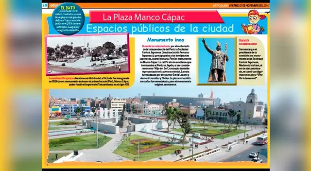 La Plaza Manco Cápac.