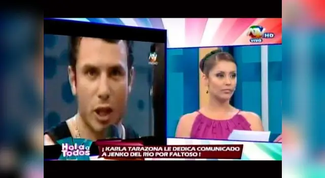 Karla Tarazona le cantó sus verdades a Jenko del Río a través de comunicado.