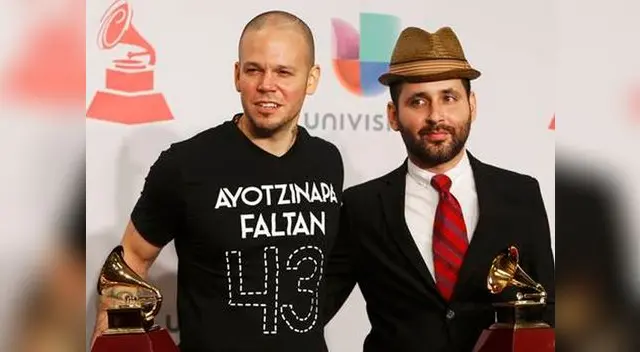 Presentador mejicano pide deportación de René Pérez, 'Residente' de Calle 13 por usar camiseta alusiva a crimen de Ayotzinapa.