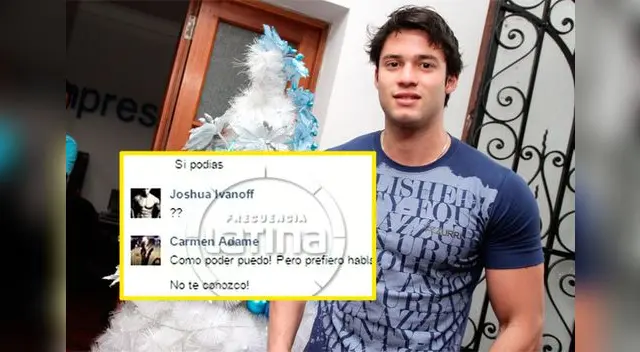 Joshua Ivanoff, acusado de fácil por española Carmen García. 