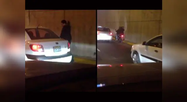 Roban en la Vía Javier Prado con modalidad del bujiazo. Roban en la Vía Javier Prado con modalidad del bujiazo.