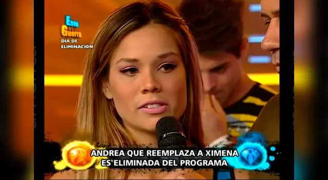 Andrea San Martín se fue de reality con Jimena Espinoza. Andrea San Martín se fue de reality con Jimena Espinoza.