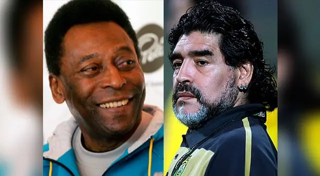 Hinchas de Pelé y Maradona se enfrentan en Twitter Hinchas de Pelé y Maradona se enfrentan en Twitter