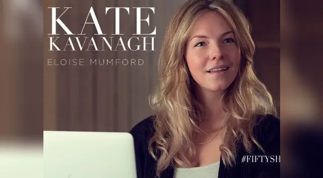 Eloise Mumford como Kate Kavanagh, mejor amiga de Anastasia Steele en filme '50 sombras de Grey'