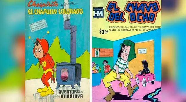 'El chavo del ocho' y 'El chapulin colorado' en tiras cómicas
