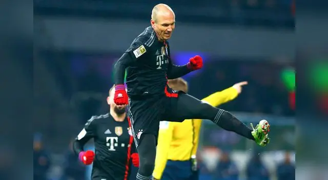 Robben hizo el gol de la victoria.