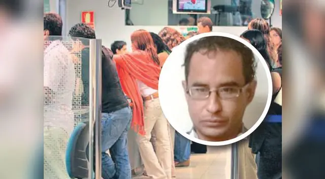 Martín Raymundo Franco Montero, el falso empleado bancario, fue atrapado mientras secuaces fugaron.  