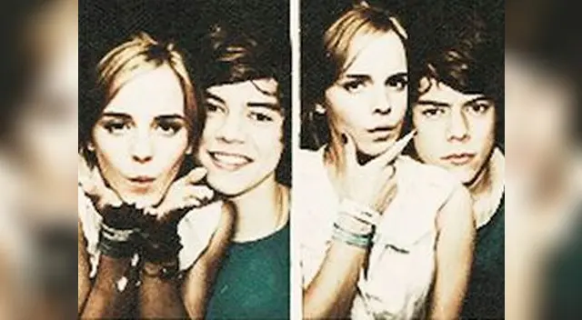 Fotomontaje elaborado por fans de Harry Styles y Emma Watson.