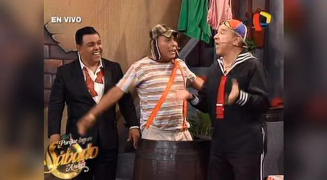 Edwin Sierra salió del barril y se reencontró con Kiko.