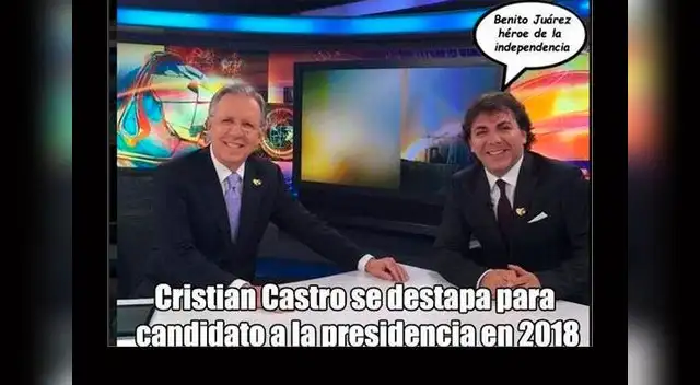 Cristian Castro volvió a meter la pata sobre historia mexicana. 