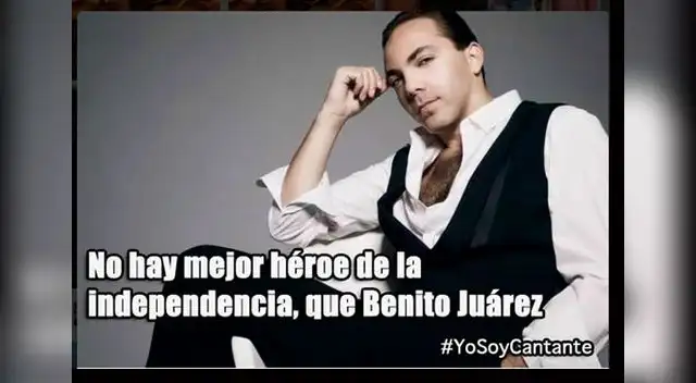 Cristian Castro volvió a meter la pata sobre historia mexicana. 