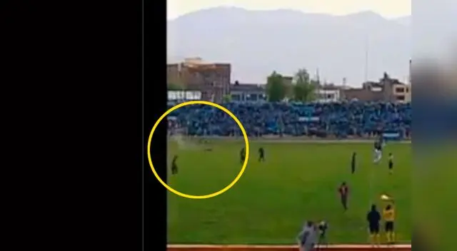 Secuencia de impacto de rayo. Secuencia de impacto de rayo.