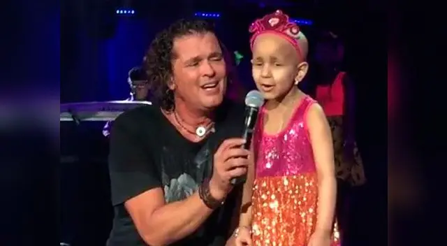 Carlos Vives cantó con pequeña que sufre de cáncer.