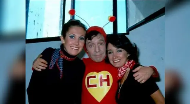 Florinda Meza, Roberto Gómez Bolaños y María Antonieta de las Nievas cuando todo era paz.